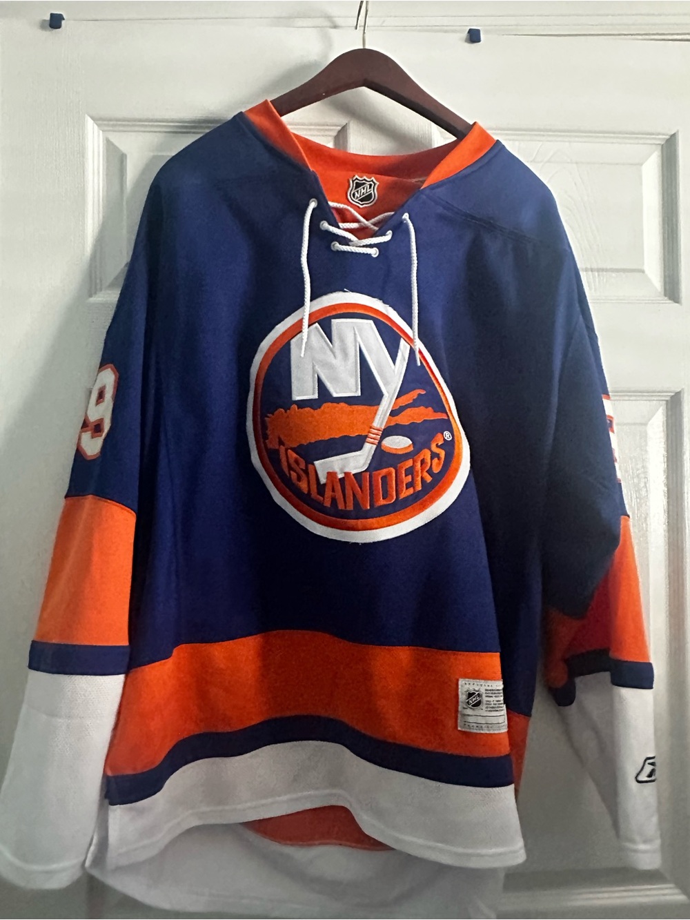 NY Islander Navy & Orange Hockey Jersey